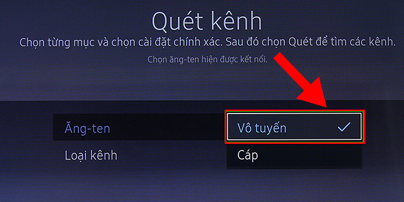 Chọn loại Ăng-ten truyền hình nhà bạn sử dụng